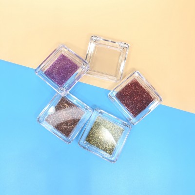 Wholesale private label cosmetic diy custom high pigment eyeshadow palette makeup glitter for eyeshadow